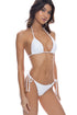 Luli Fama Luminous Seamless Ruched Back Brazilian Tie Side Bottom